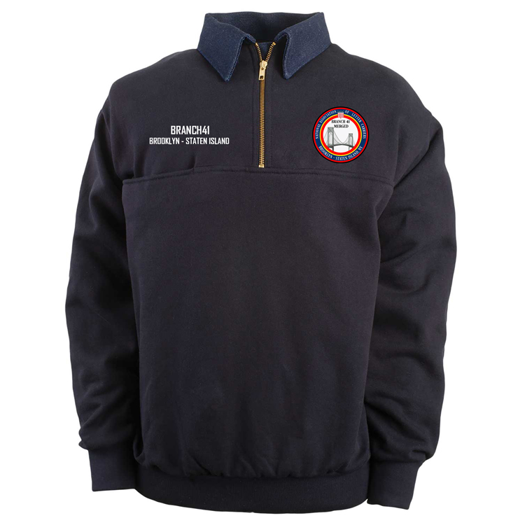 OG-Firefighter's Quarter-Zip Fleece, Navy